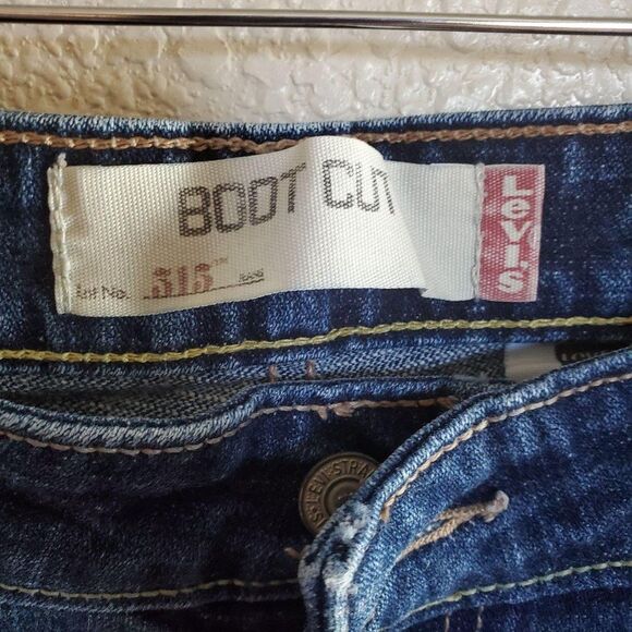 Levi's 515 Womens Pants Blue 12M  Bootcut Medium Rinse  Plus Size Jeans - Picture 4 of 8